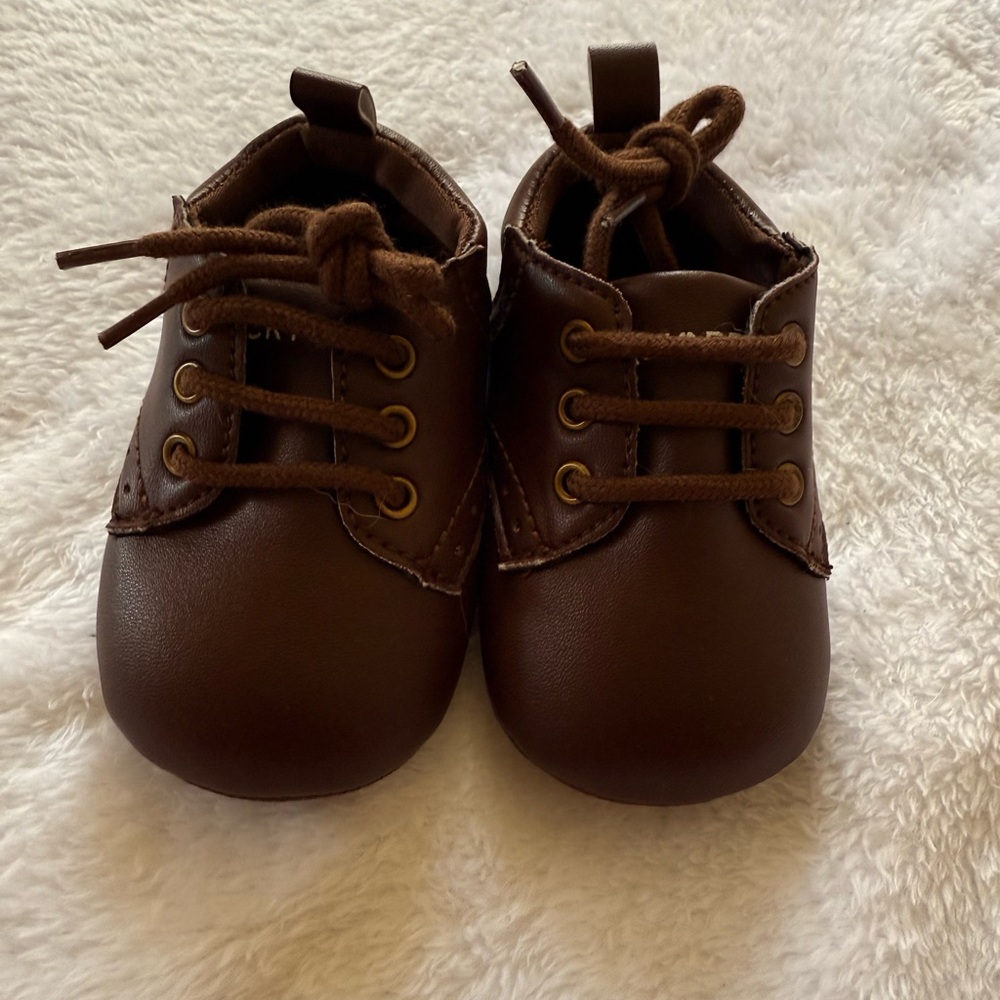 Classic Brown Kids Shoes